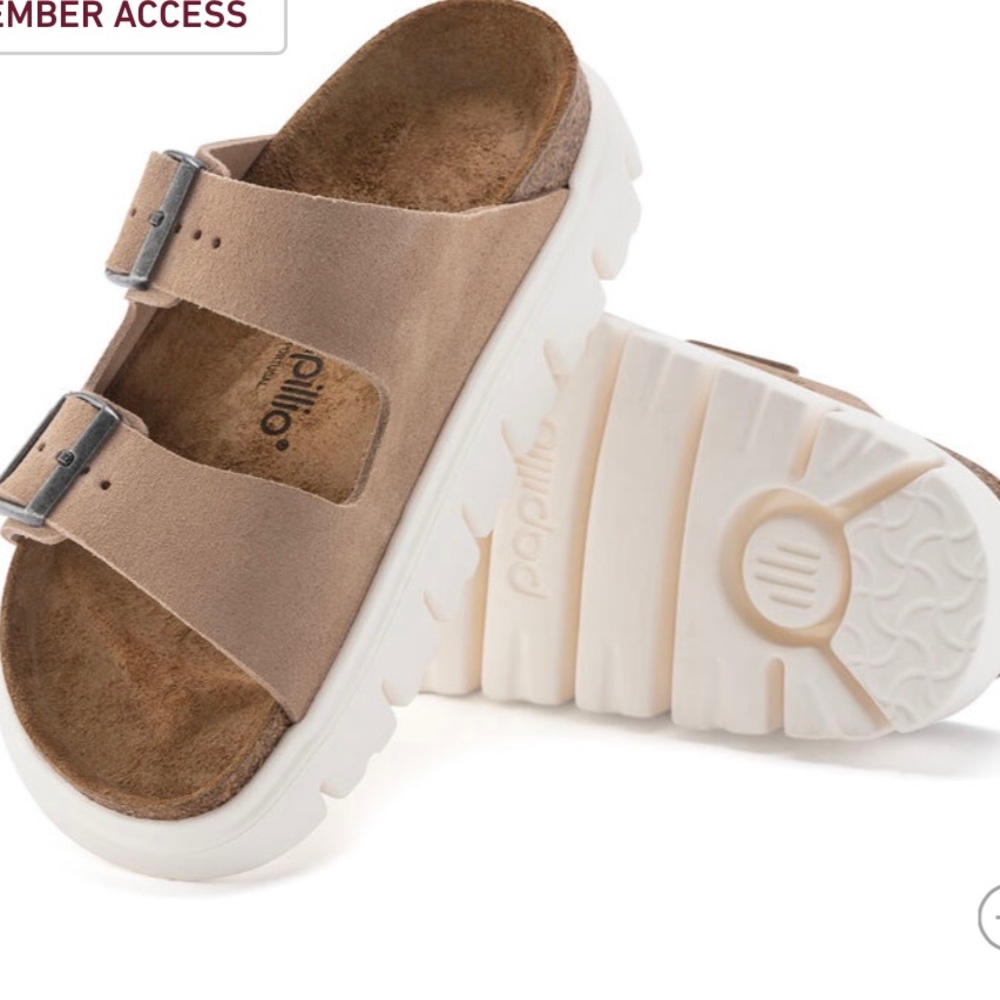 Birkenstock Papillio Arizona wedge sandals NEW